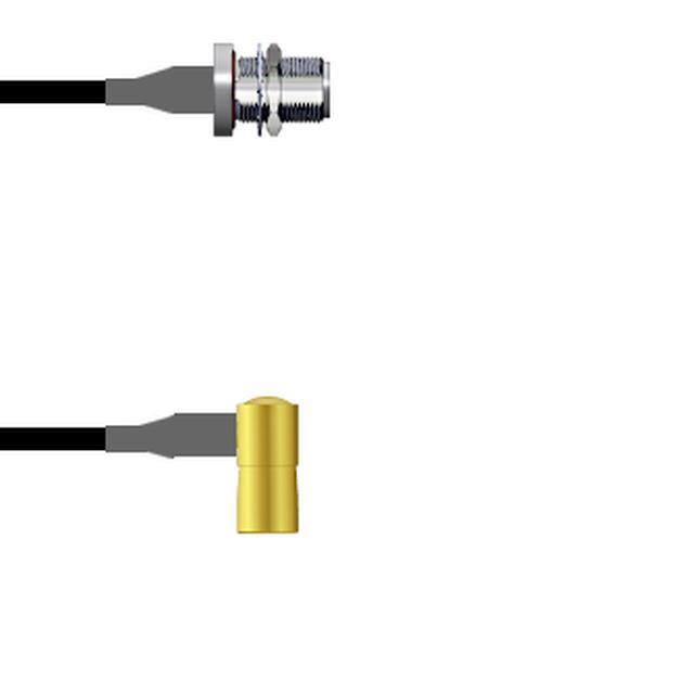 Q-1T03S0003036i CBL ASSY SMB-N P TO J RG174 36"
