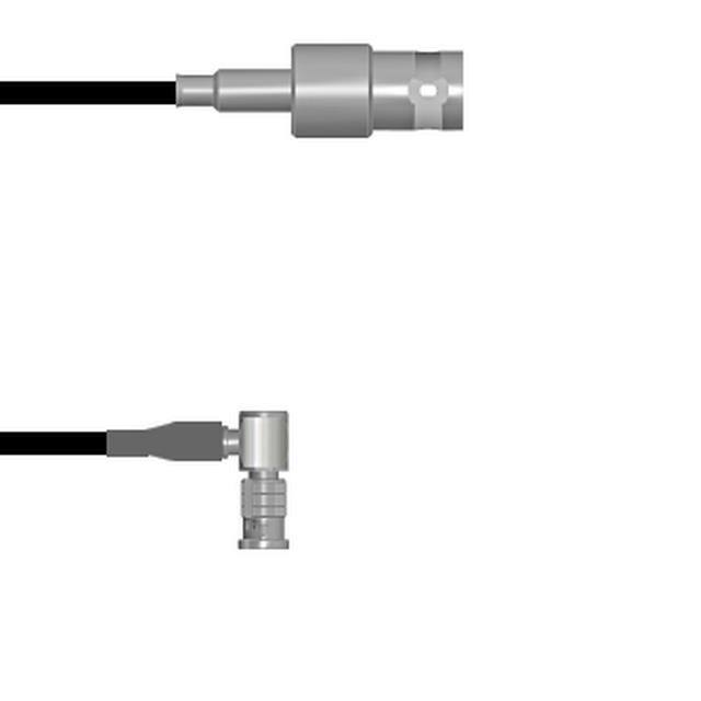 Q-0305G0003006i CBL ASSY BNC-HD-BNC J-P RG174 6"