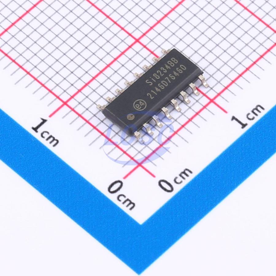 SI8234BB-D-IS1R The Silicon Labs SI8234BB-D-IS1R is a gate driver isolator. It features RoHS3 compliance and an MSL 1 rating.