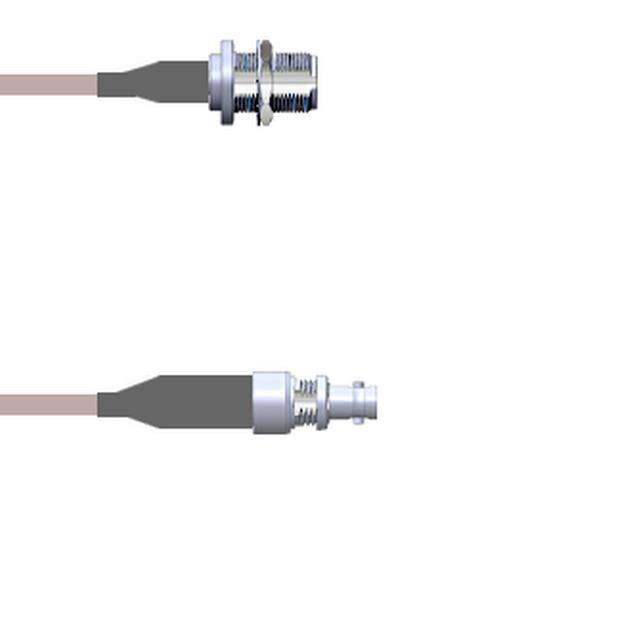 Q-2500S000H012i CBL ASSY HD-BNC-N JK RG142 12"