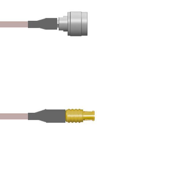 Q-2M01D000R003i CBL ASSY MCX-N PLUG RG316 DB 3"