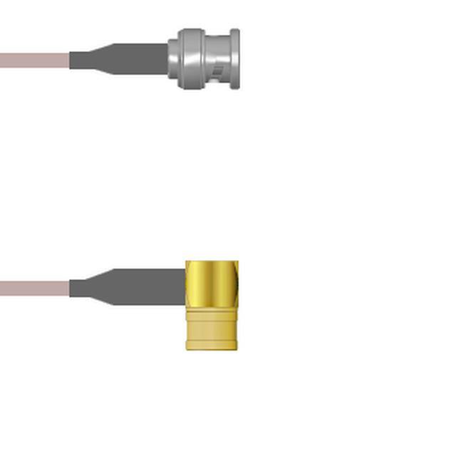 Q-0M03V000H006i CBL ASSY BNC-SMB PLUG RG142 6"