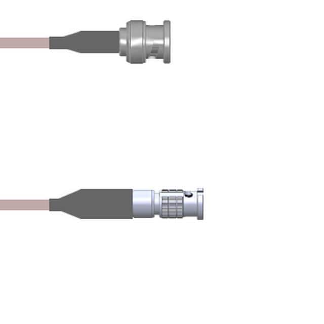 Q-0M00Y000H018i CBL ASSY BNC-HD-BNC PL RG142 18"