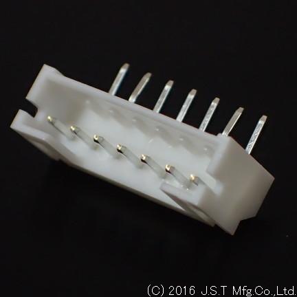 S7B-PH-K The JST Manufacturing S7B-PH-K is a 7-position header with a 2mm pitch, designed for right-angle, through-hole mounting. It features a 2A current rating and a 100V voltage rating.