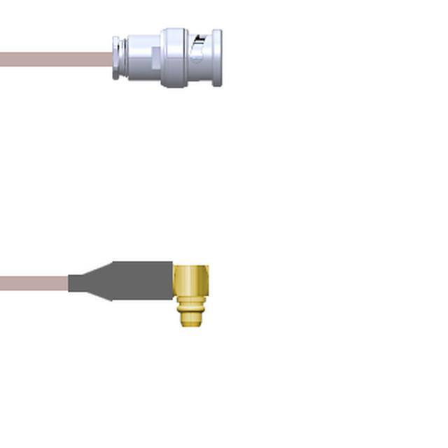 Q-0I01M0001012i CBL ASSY BNC-MMCX PLUG RG178 12"
