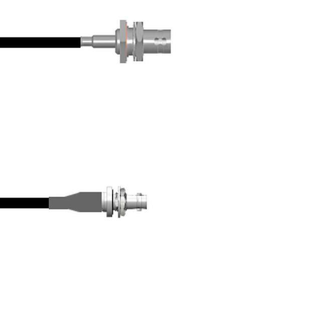 Q-0400P0003002M CBL ASSY BNC-HD-BNC JCK RG174 2M