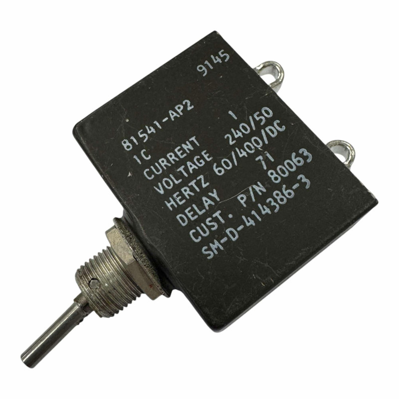 SM-D-414386-3 The Airpax SM-D-414386-3 is a circuit breaker designed for industrial applications. It features RoHS3 compliance and an MSL 1 rating.
