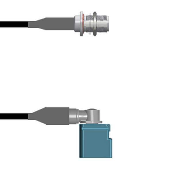Q-1X05D0008009i CBL ASSY N-FAKRA JACK RG58 9"