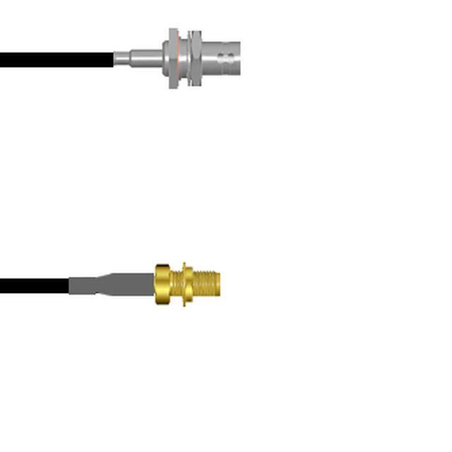Q-0402W0003003M CBL ASSY BNC-SMA JACK RG174 3M