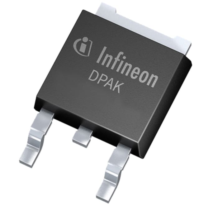 IPD60R3K3C6ATMA1 N-Channel power MOSFET from Infineon C6 series with 600V drain-source voltage and 1.7A continuous drain current in a TO252-3 (DPak) surface-mount package.