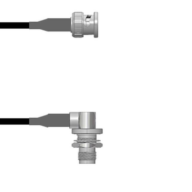 Q-0L0490008001M CBL ASSY BNC-TNC P TO J RG58 1M