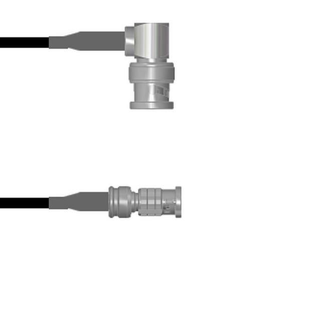 Q-0D05H0003003M CBL ASSY BNC-HD-BNC PLG RG174 3M