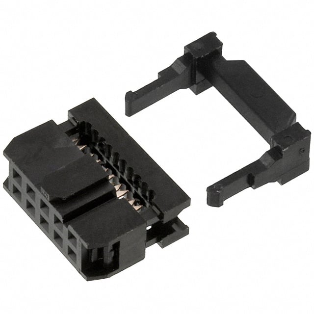 61201023021 CONN RCPT 10POS IDC 28AWG GOLD