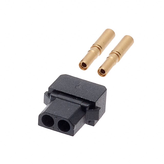 M80-8980205 CONN RCPT 2P CRIMP 24-28AWG GOLD