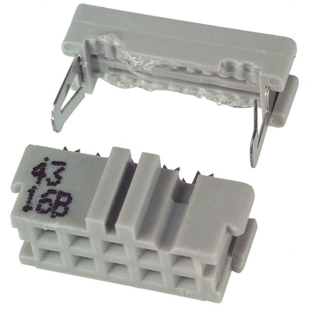 3473-7600 CONN RCPT 10P IDC 26-28AWG GOLD