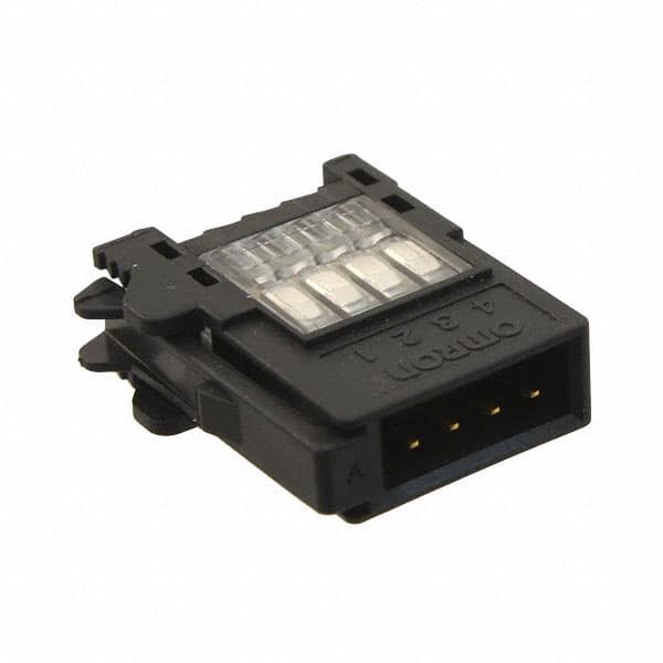 XN2A-1470 CONN PLUG 4POS IDC 20-28AWG GOLD