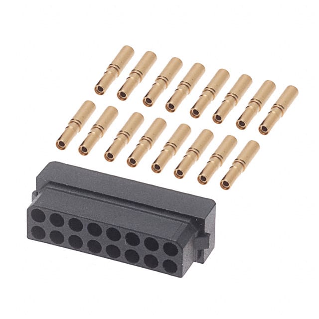 M80-8891605 CONN RCPT 16POS CRIMP 22AWG GOLD