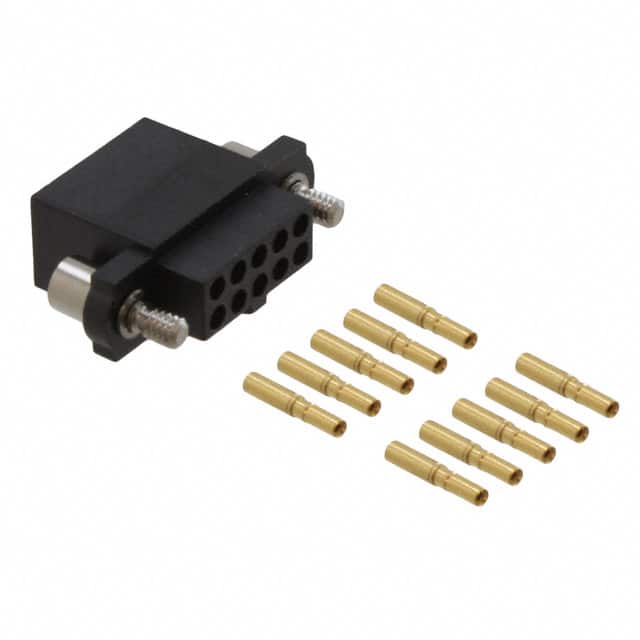 M80-4861005 CONN RCPT 10POS CRIMP 24-28AWG