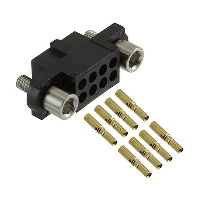 M80-4810805 CONN RCPT 8P CRIMP 24-28AWG GOLD