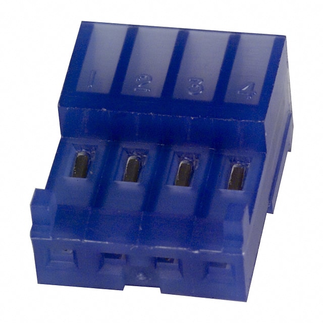 3-643815-4 CONN RCPT 4POS IDC 26AWG TIN