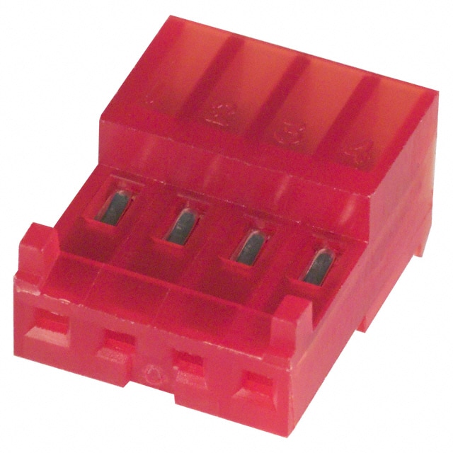 3-643813-4 CONN RCPT 4POS IDC 22AWG TIN