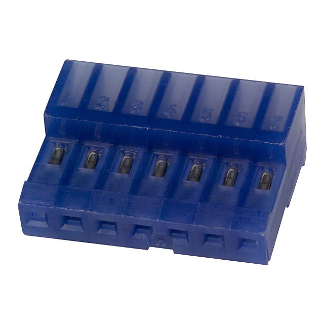640442-7 CONN RCPT 7P IDC 26AWG TIN-LEAD