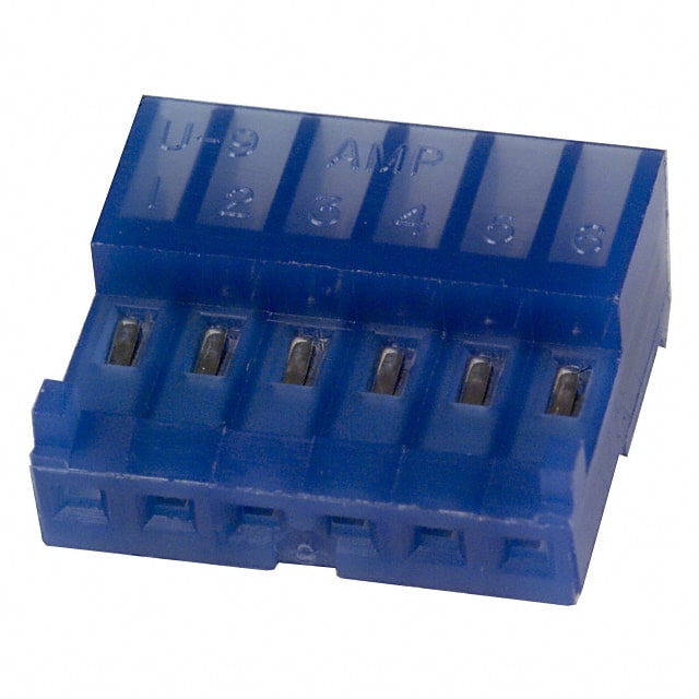 3-643815-6 CONN RCPT 6POS IDC 26AWG TIN