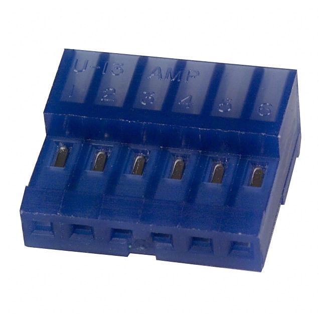 3-640442-6 CONN RCPT 6POS IDC 26AWG TIN
