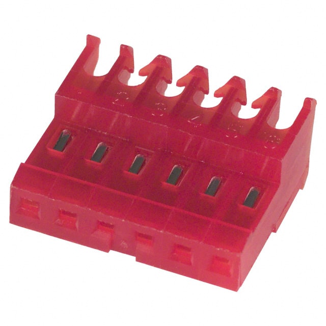 3-640620-6 CONN RCPT 6POS IDC 22AWG TIN