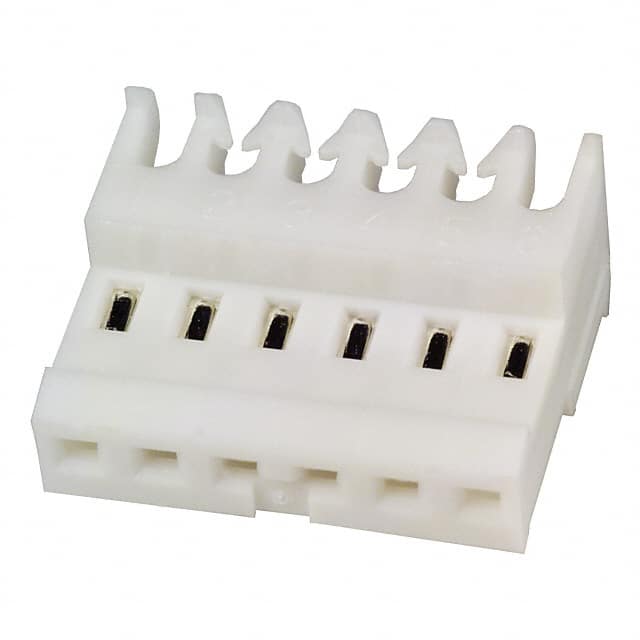 640621-6 CONN RCPT 6P IDC 24AWG TIN-LEAD