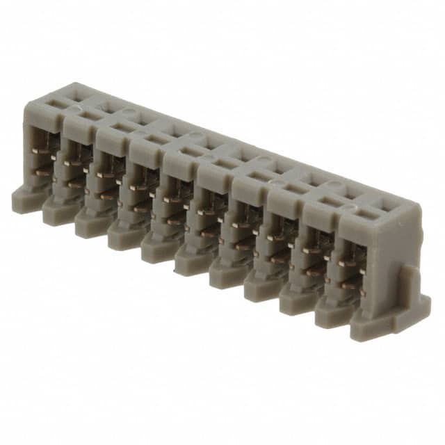 10KR-6H-P CONN SOCKET 10POS IDC 26AWG TIN