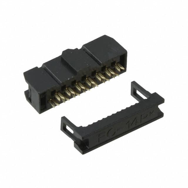 SFH210-PPPC-D07-ID-BK CONN HEADER 14POS IDC 28AWG GOLD