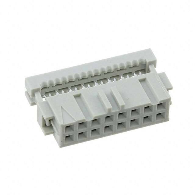 1-215882-6 CONN RCPT 16POS IDC GOLD