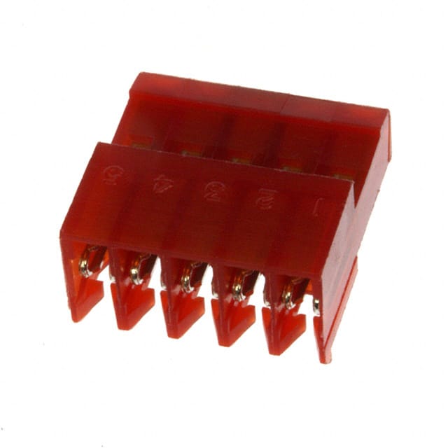 3-641237-5 CONN RCPT 5POS IDC 22AWG GOLD