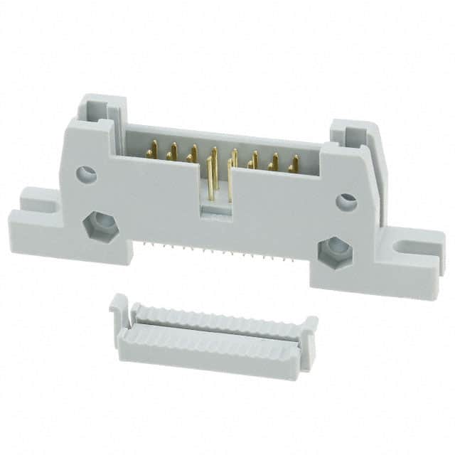 AWH 16G-E202-IDC CONN HEADER 16POS IDC GOLD
