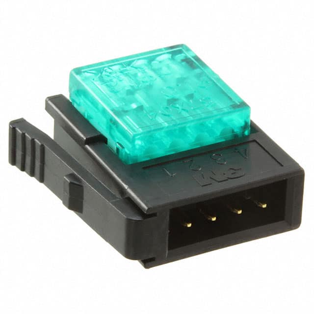 37104-2124-000 FL 100 CONN PLUG 4POS IDC 20-22AWG GOLD