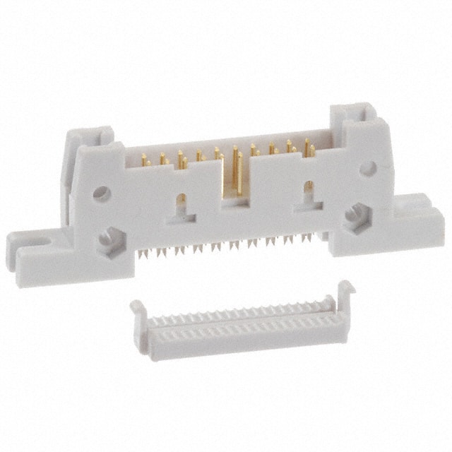 AWH 20G-E202-IDC CONN HEADER 20POS IDC GOLD
