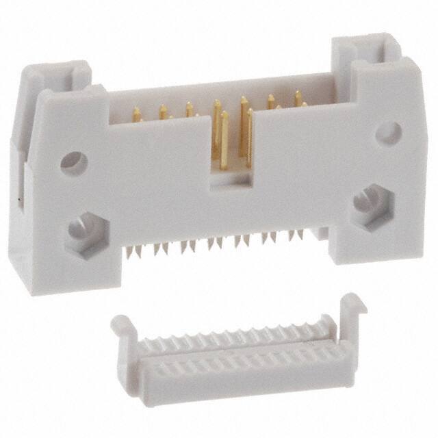 AWH 14G-0202-IDC CONN HEADER 14POS IDC GOLD
