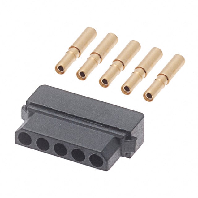 M80-8980505 CONN RCPT 5P CRIMP 24-28AWG GOLD