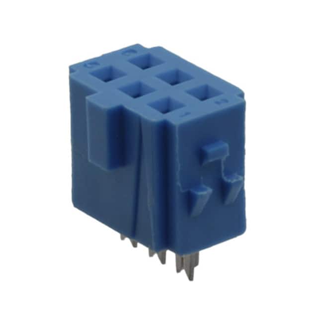 1658527-2 CONN RCPT 6POS IDC 26-28AWG GOLD