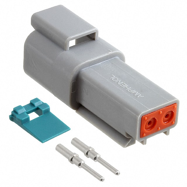 AT04-2P-KIT01 CONN PLUG 2POS CRIMP 16-18AWG