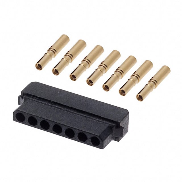 M80-8980705 CONN RCPT 7P CRIMP 24-28AWG GOLD