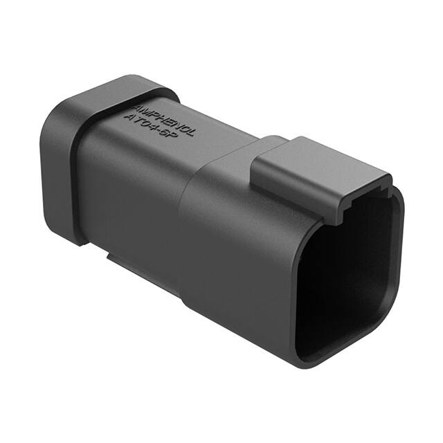 AT04-6P-EP14 CONN RCPT 6POS CRIMP NICKEL