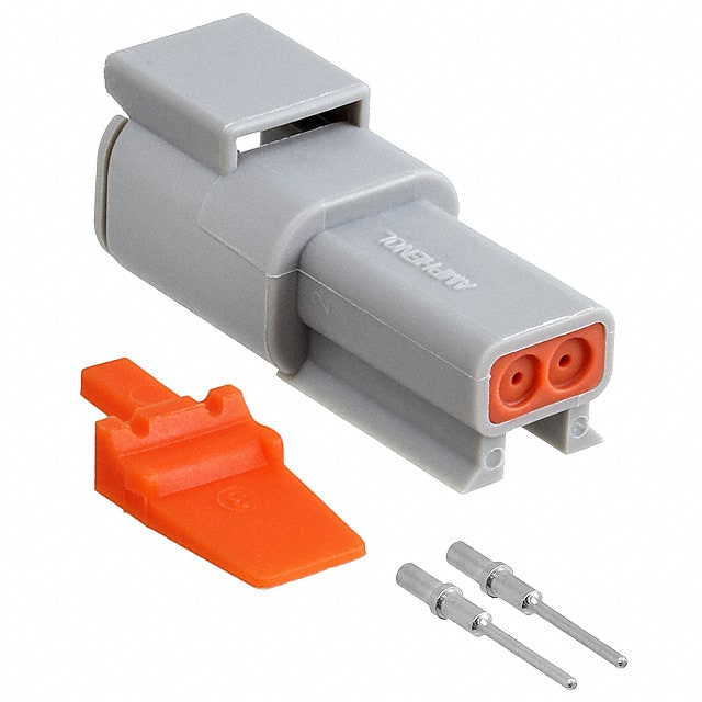 ATM04-2P-KIT01 CONN RCPT 2POS CRIMP 16-22AWG
