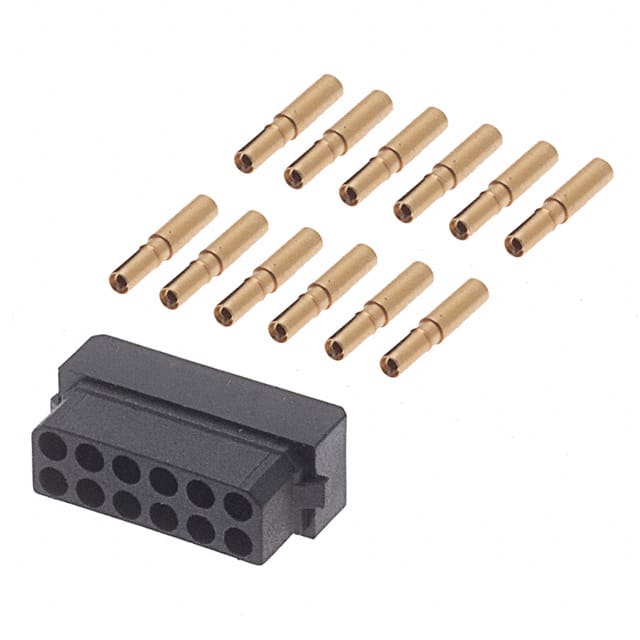M80-8891205 CONN RCPT 12POS CRIMP 22AWG GOLD