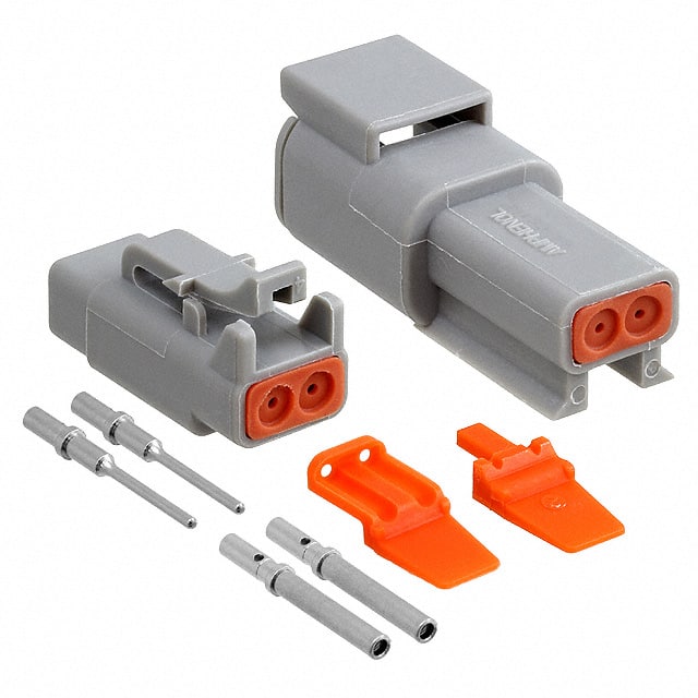 ATM2PS-CKIT CONN PLUG&RCPT 2P CRIMP 16-22AWG