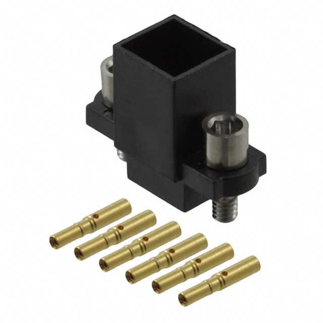 M80-4860605 CONN RCPT 6P CRIMP 24-28AWG GOLD