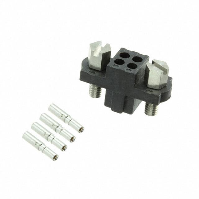M80-4600442 CONN RCPT 4POS CRIMP 22AWG GOLD
