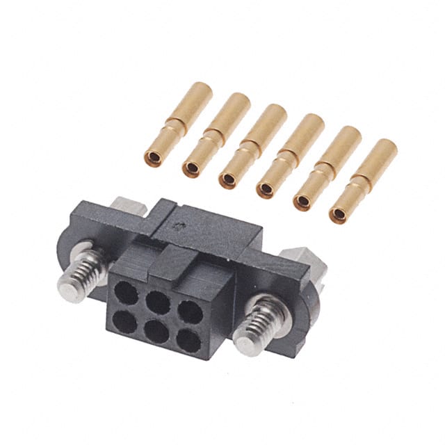 M80-4600605 CONN RCPT 6POS CRIMP 22AWG GOLD