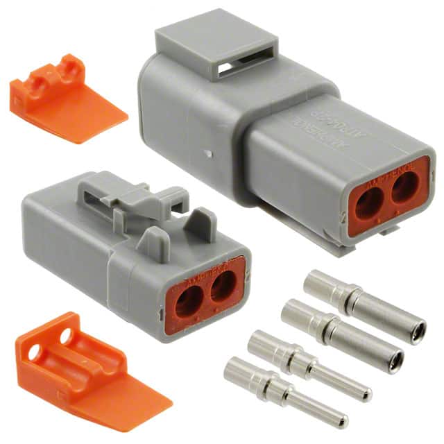 ATP2PS-CKIT CONN PLUG&RCPT 2P CRIMP 12-14AWG